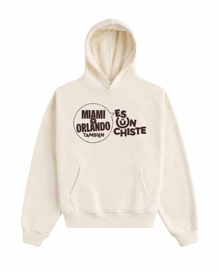 IVORY PUNCH HOODIE