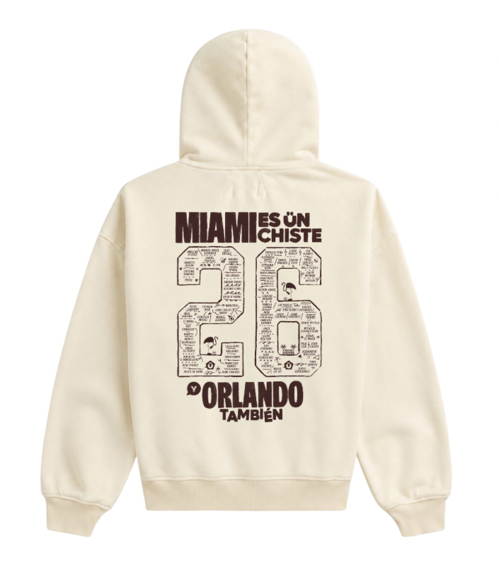 IVORY PUNCH HOODIE
