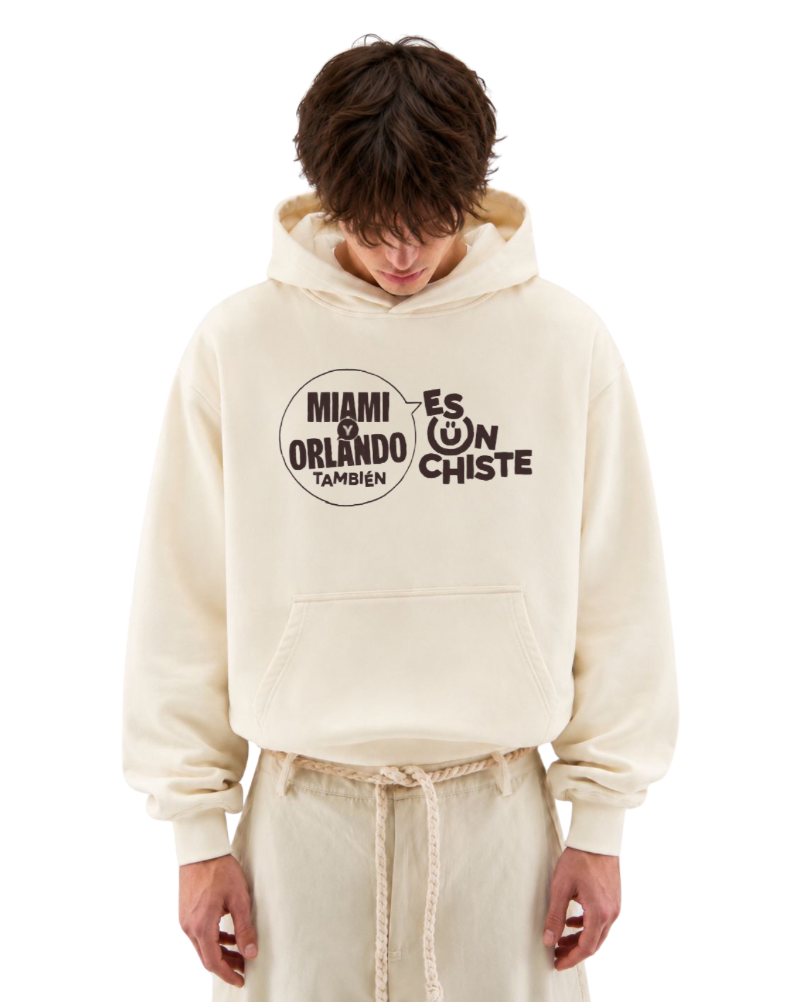 IVORY PUNCH HOODIE