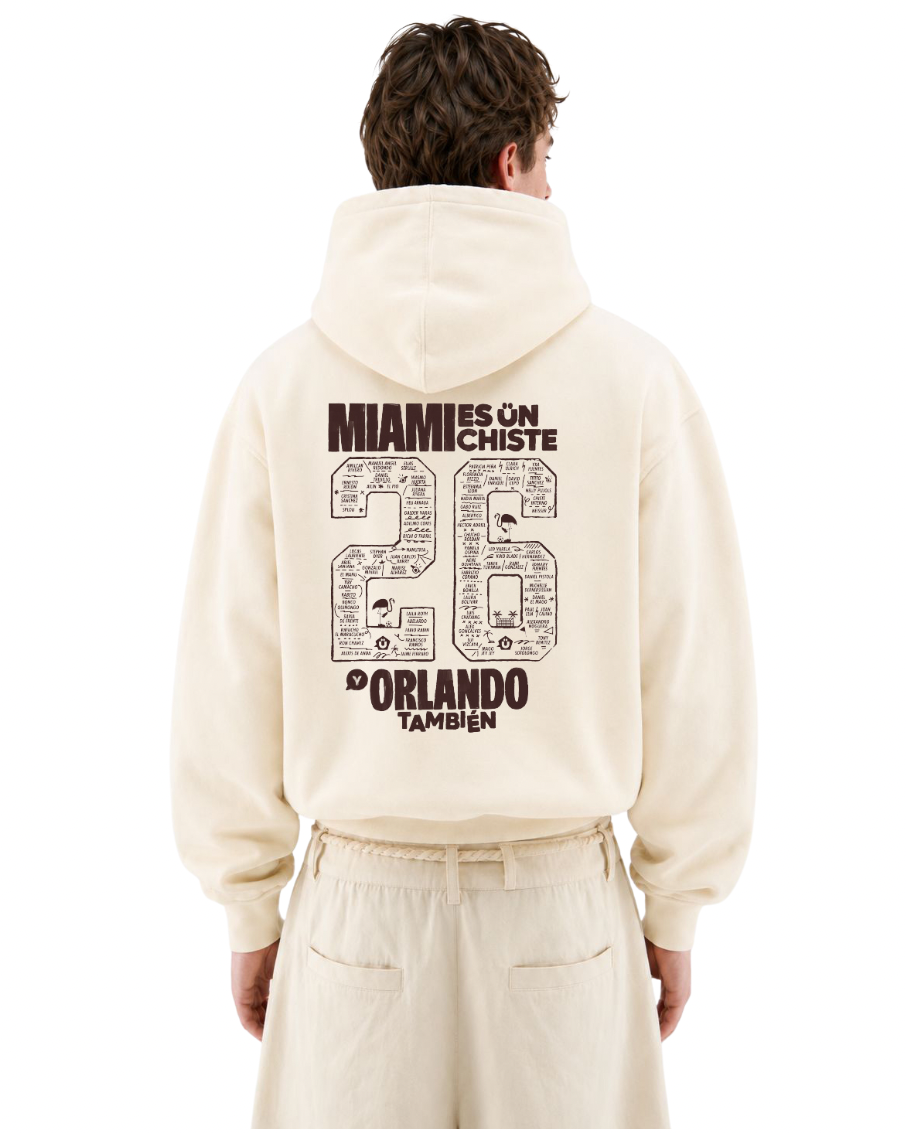 IVORY PUNCH HOODIE
